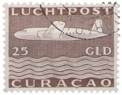 Curacao - losse waarde uit Vliegtuig 1947 (nr. LP 88, gebruikt)