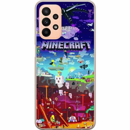Samsung Galaxy A23 5g Genomskinligt Skal Minecraft
