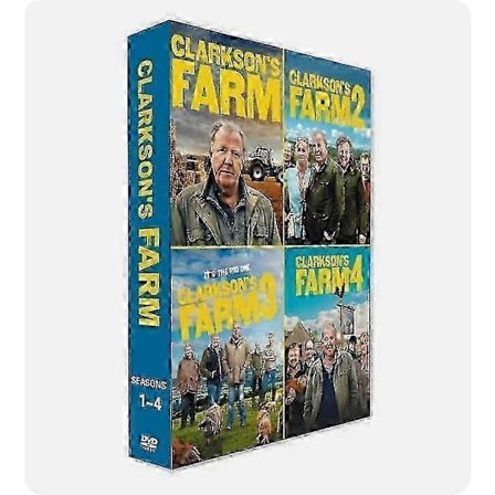 Clarksonin maatila (Kausi 1-4 DVD) 8-levyn englanninkielinen boksi uusi~