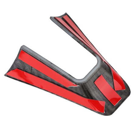 Kolfiber-stil rattdekoration ram trim passar för Alfa Romeo Giulia 17-19