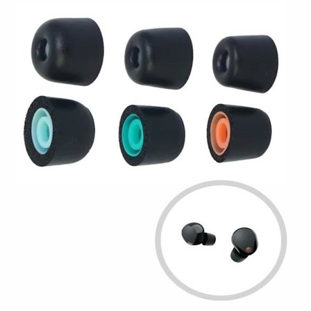 Öronproppar för Sony WF-1000XM5 - Memory foam-toppar