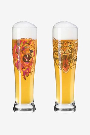 Ritzenhoff - Brauchzeit ølglass Vete No: 21 & 22 2-p - Flerfarget - Ølglass - Fra Homeroom