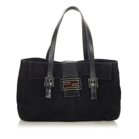 Fendi Vintage Pre-ownedLeatherfendi-bags Sort, Dame Vintage Tasker, Størrelse: ONE Size