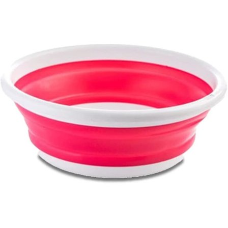 Taitettava pesuvati, pyöreä pesuvati kokoontaitettava pyöreä tiskialtaan pesuvati pesukori taitettava silikonialtaan kulho ulkoilmamatkailulle Campi