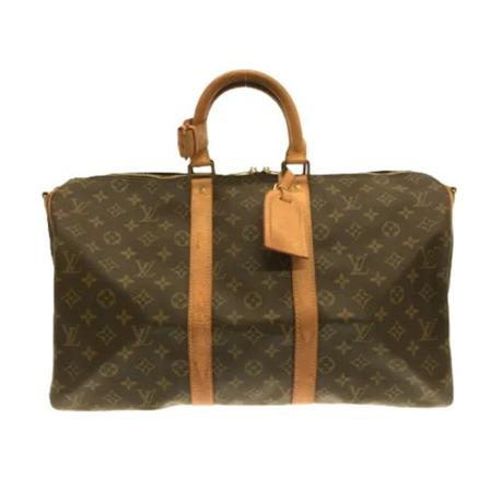 Louis Vuitton Vintage, Pre-owned Polyester travel-bags Bruin, Dames, Maat:ONE Size