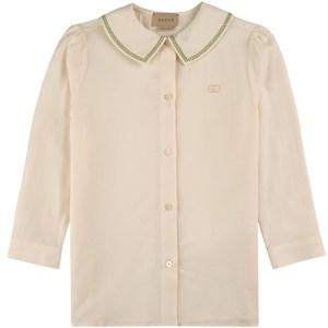 Kids - Gucci Branded Shirt Cream 12 Years - Tops - 12 years - Cream