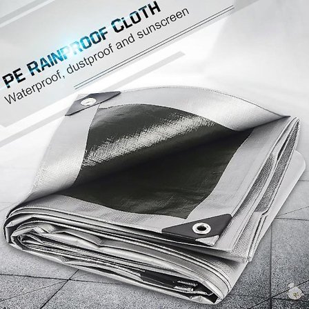 Erittäin kestävä vahvistettu pressu vedenpitävä PE-pressu telttailuun veneen kuorma-auton suojapeite silmukoilla