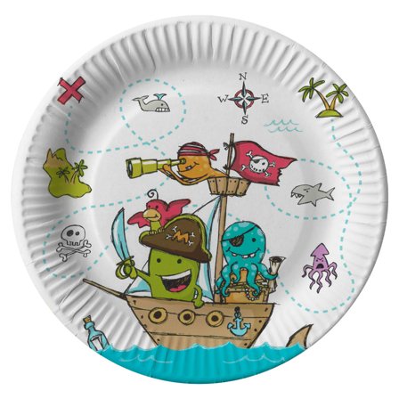 Pirate Crew Paptallerkener