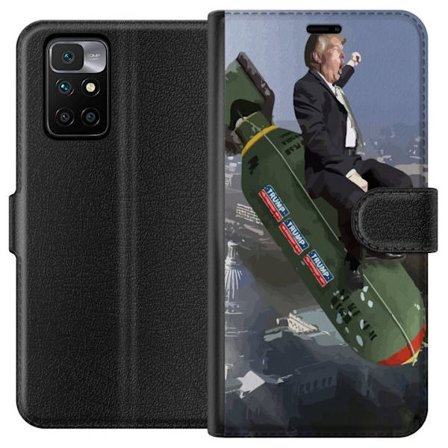 Kompatibelt Plånboksfodral till Xiaomi Redmi 10 Trump på bomb