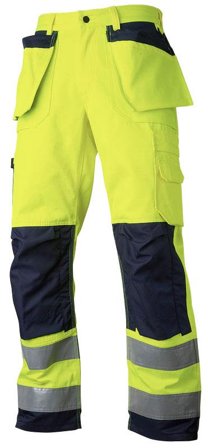 Top Swede 2516 Håndværkerbukser Bemærk, gul/marineblå C62, Tøj