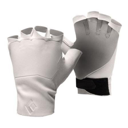 Black Diamond Crack Gloves Unisex hiking gloves White XL