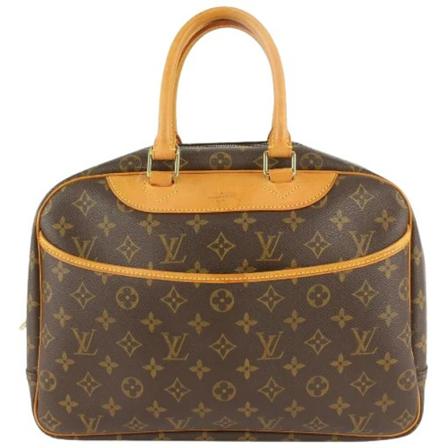 Louis Vuitton Vintage, Pre-owned Canvas louis-vuitton-bags Bruin, Dames, Maat:ONE Size