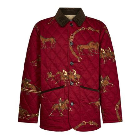 Ralph Lauren Coats Rød, Herre Uldfrakker