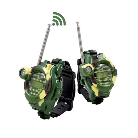 Multifunktionelt Walkie Talkie Ur til Børn med Lommelygte Udendørs Spil Interfon Legetøjsgave til Drenge Piger