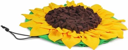 All For Paws Hundleksak Snuffle Mat Sunflower 60x60x5 cm