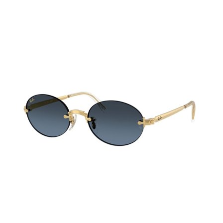 Ray-Ban -Aurinkolasit - Gold Round - Ray-Ban RB3929 001/S2 5420