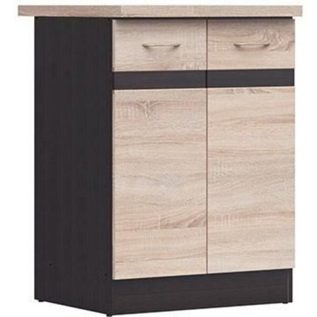 Junona Cooking Low Cabinet 60 cm - 2 Dörrar - Bänkskiva - Chene Sonoma