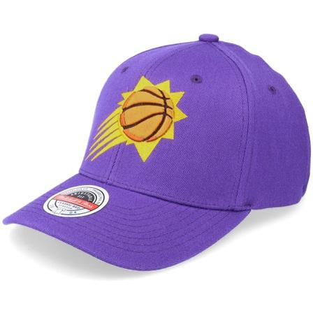 Mitchell & Ness - Phoenix Suns Team Ground 2.0 Stretch Purple Adjustable Adjustable Purple Cap - NBA @ Hatstore