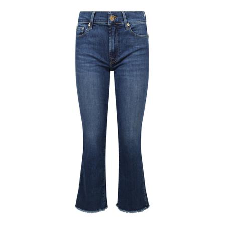 7 For All Mankind, Frayed jeans Blauw, Dames, Maat:W28