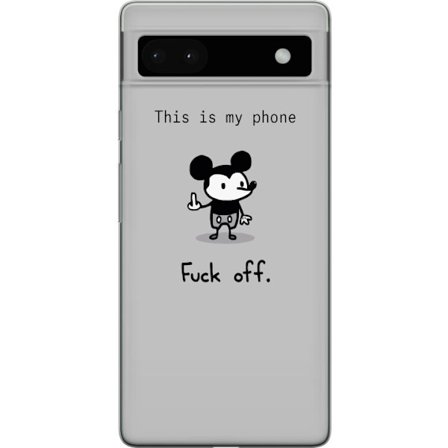 Yhteensopiva Puhelinkuori Google Google Pixel 6a Vittu pois