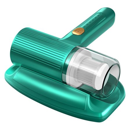 Madrassdammsugare UV-sanering, sängdammsugare handhållen, djup madrassrengöring, lakan, madrasser, soffor, plyschleksaker och annat (grön)