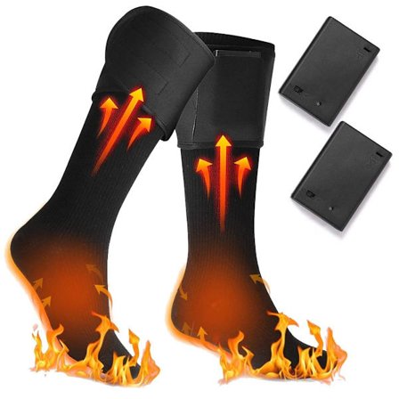 Oppvarmede Sokker Kvinner Menn Elektriske Oppvarmede Termiske Sokker