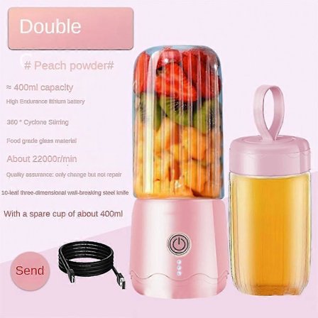 Kannettava tehosekoitin Monitoiminen pieni kotitalous tehosekoitinkuppi Mini kannettava -DGZD