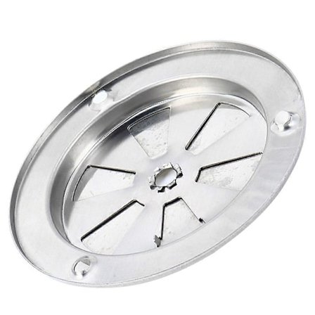 1st Rostfritt Stål Spjäll Luftventil BBQ Grill Rökare Avgasventil Spis Kökstillbehör Grilltillbehör 9.5cmx9.5cmx3cm TVI