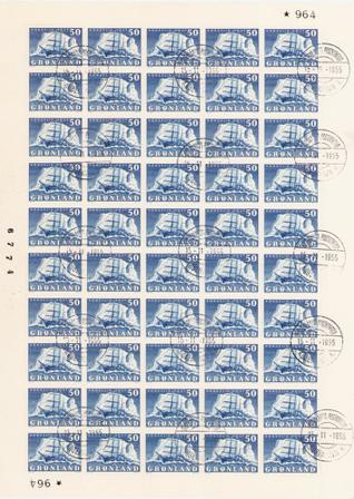 Grønland 1950 - AFA 33 - Helark - Stemplet