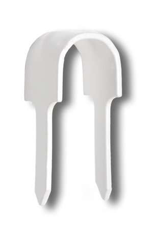 Norwesco 750031 Klammer 12 mm, för data-och telekabel 200-pack, Installationsmaterial