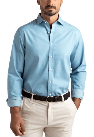 The Shirt Factory Indigo Skjorta Pharelle Denim Skjortor Herr Blå 38