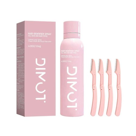 Håridentifikationsspray til ansigtsbarbering, hud- og kropshåridentifikationsspray til dermaplaning, håridentifikationsmistspray til dermaplaning, 