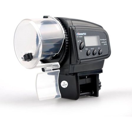 Automatisk digital LED fiskefôrautomat med minutttidsvisning for akvarium