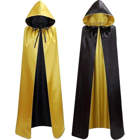 Unisex Reversibel Hettekåpe Kappe Kompatibel Jul Halloween Fest Vampyrer Cosplay Kostymer