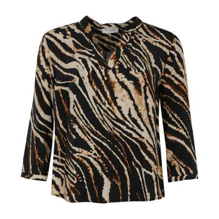 Elton Blouses svart, Dam, Dam, Storlek: 2XL