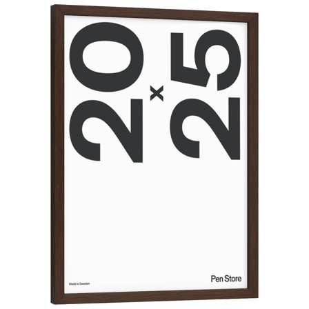 Wooden Frame Walnut Finish 20x25 cm