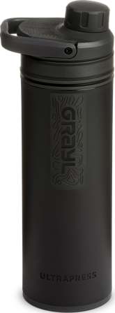 Grayl UltraPress Purifier Bottle vedensuodatin, musta