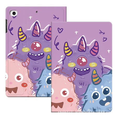Stilrent fodral för iPad 2/3/4 Niuniu Monster Sleeping Inch Läder