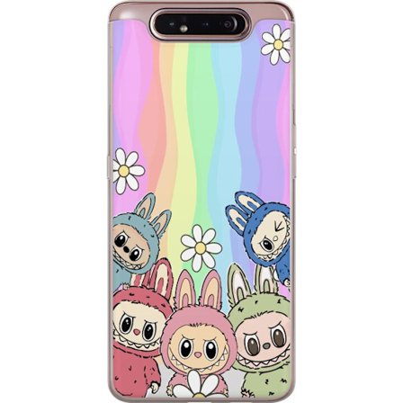 Kompatibelt Mobilskal till Samsung Samsung Galaxy A80 Regnbage