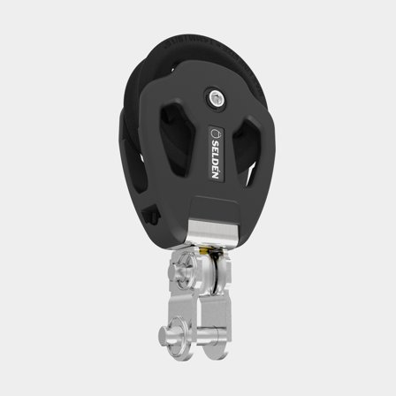 Seldén 80 mm Plain Bearing Block - Single, Swivel, Shackle adaptor (408-001-60)