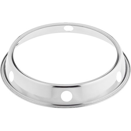 Rengaspidike yhteensopiva wok-pannujen kanssa, ruostumaton teräs, sisähalkaisija 18 cm, ulkohalkaisija 24 cm