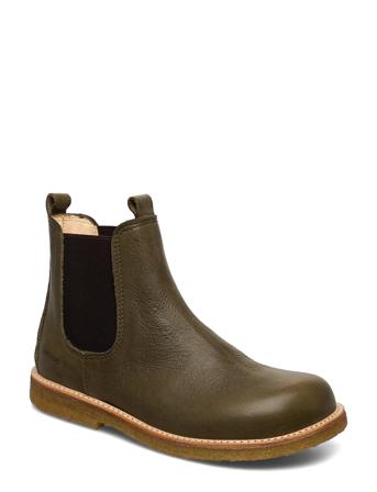Chelsea Boot Snørestøvletter Støvletter Brun ANGULUS