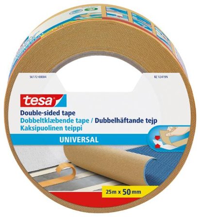 TESA Monteringstejp Universal 50mmx25m - Lyreco - Emballage och lagerutrustning - Packtejper - Dubbelhäftande tejp
