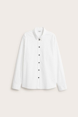 Kappahl | Prikkete skjorte | Hvit