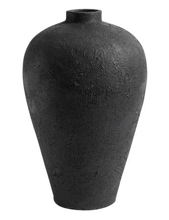 Jar Luna Black 60 Home Decoration Vases Svart Muubs
