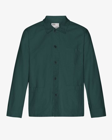 Organic Workwear Jacket - Ocean Green S