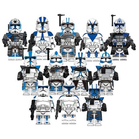 12 stk./sæt 501st Legion ARC Troopers Minifigurer Byggeklodser Legetøj