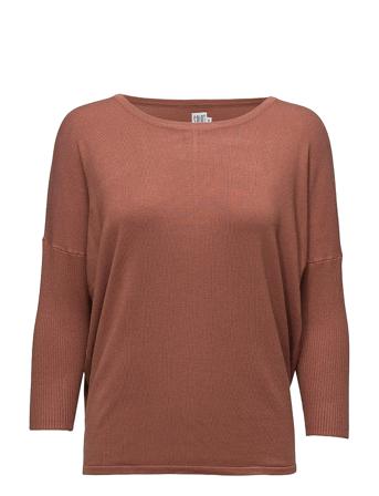 A2561, Milasz R-Neck Pullover Pullover Brun Saint Tropez