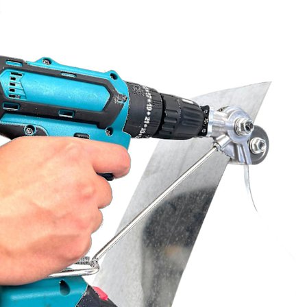 Elektrisk boremaskine pladeskærer metalplade nibbler præcis skæring bærbar metalpladeskæringsværktøj