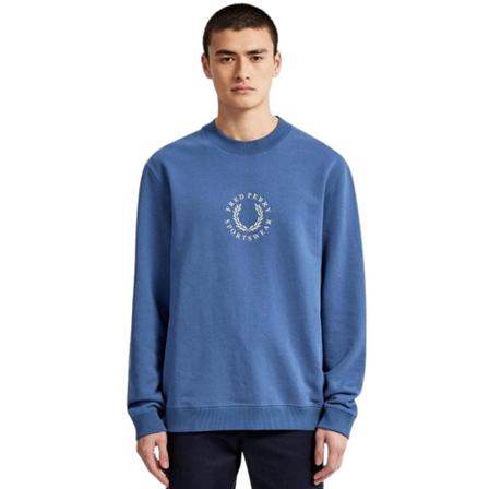 Fred Perry Sweater Blå, Herre